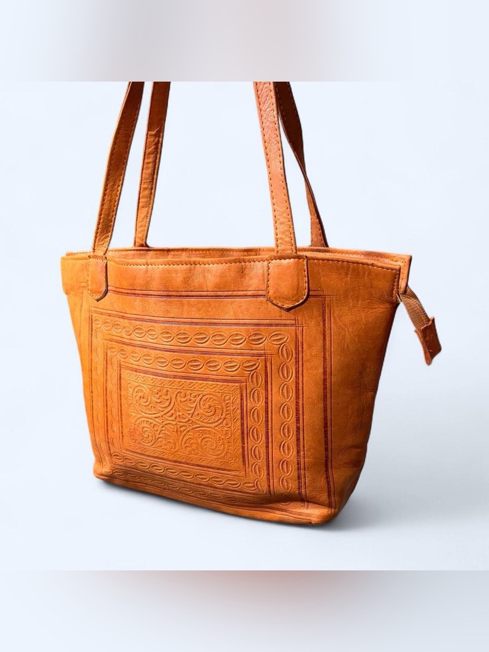Western Grunge Leather Shoulder Bag!